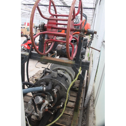 106 - A THREE CYLINDER LISTER PETTER DIESEL ENGINE  NO VAT