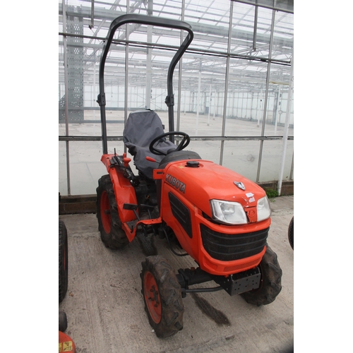 109 - A KUBOTA 182 MINI TRACTOR  STARTS, RUNS, DRIVES PLUS VAT