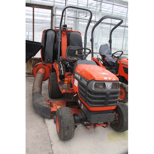 110 - A KUBOTA MINI TRACTOR MOWER BX2200 2474 HOURS, RUNS, DRIVES   PLUS VAT