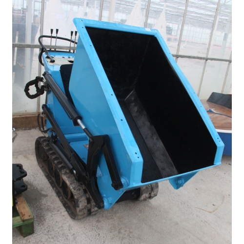 133 - PETROL HIGH TIP BARROW 750KG GOOD WORKING ORDER  NO VAT