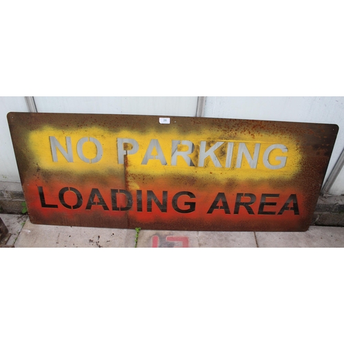 26 - NO PARKING SIGN  NO VAT