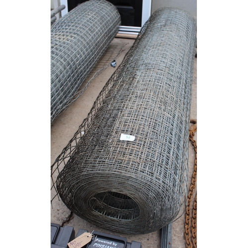 52 - A ROLL OF 6 FT WELD MESH NETTING  NO VAT