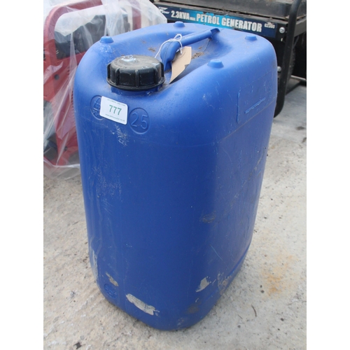 777 - 25 LITRES OF CONCRETE HARDENER NO VAT