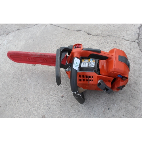 853 - HUSQVARNA T540XP TOP HANDLE CHAINSAW (RUNNER)  NO VAT