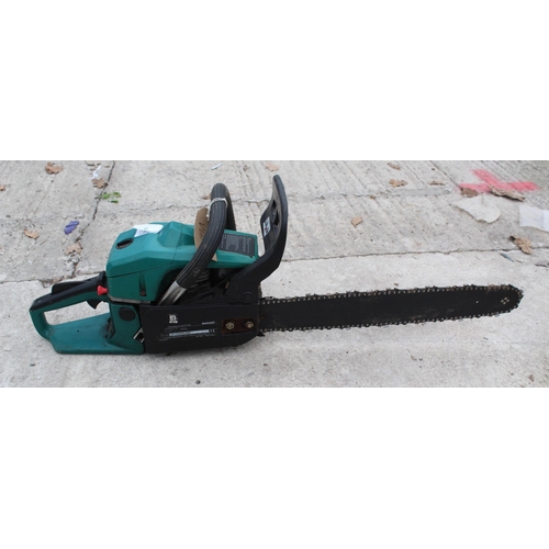 9 - QUALCAST PETROL CHAINSAW  GOOD WORKING ORDER NO VAT