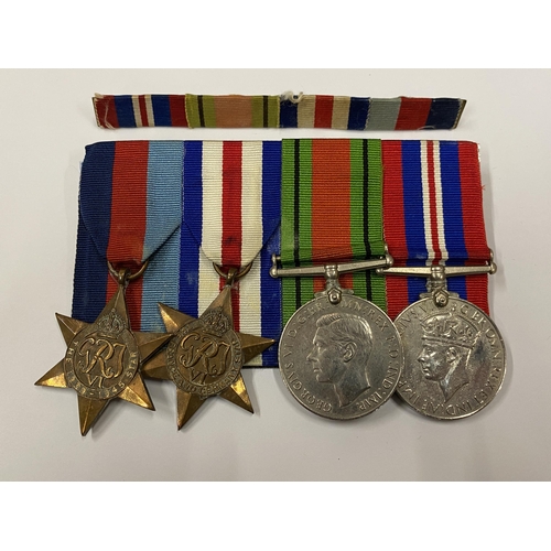 49 - FOUR W.W.II MEDALS TO INCLUDE 1939-1945 STAR AND FRANCE AND GERMANY STAR