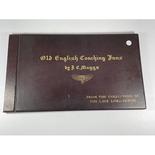 26 - A RARE TOME OLD ENGLISH COACHING INNS MINT - COLLECTION OF LORD DEWAR