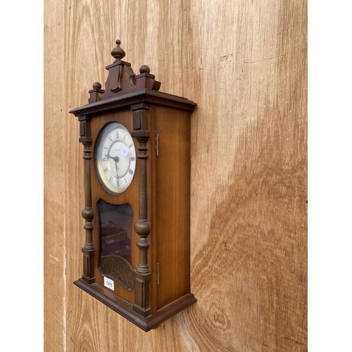 1215 - A KUNDO QUARTZ VIENNA STYLE WALL CLOCK