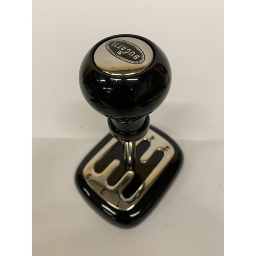 155 - A BUGATTI GEAR STICK HEIGHT APPROX 18CM