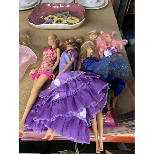 1005 - A BAG OF FOUR MATTEL DOLL FIGURES