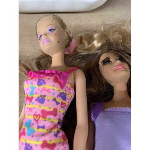 1005 - A BAG OF FOUR MATTEL DOLL FIGURES