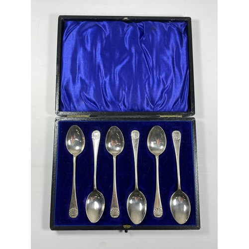 5 - A CASED SET OF EDWARDIAN SILVER TEASPOONS, HALLMARKS FOR BIRMINGHAM, 1907