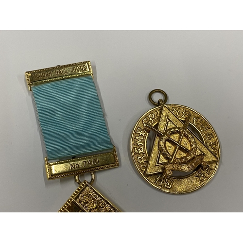 127 - TWO VINTAGE MASONIC MEDALS