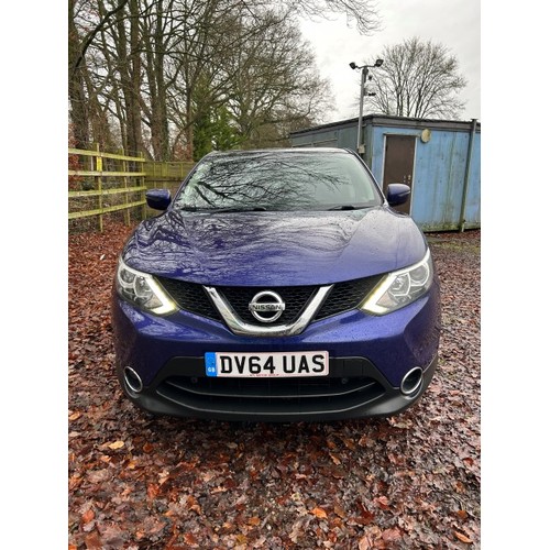 151 - A NISSAN QASHQAI ACENTA PREMIUM DCI, 1500CC DIESEL, MOT UNTIL 06/04/23 REGISTRATION PLATE DV64UAS MI... 