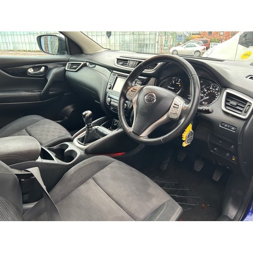 151 - A NISSAN QASHQAI ACENTA PREMIUM DCI, 1500CC DIESEL, MOT UNTIL 06/04/23 REGISTRATION PLATE DV64UAS MI... 