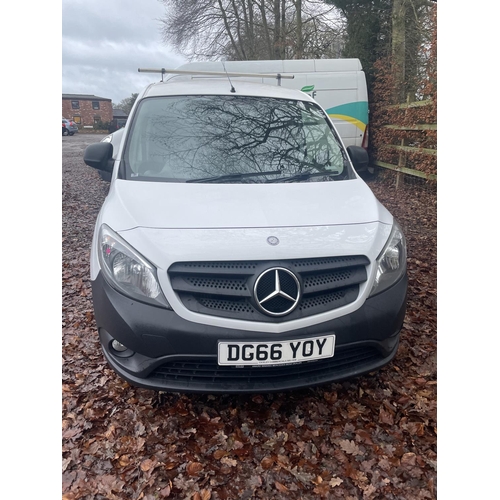 157 - MERCEDES BENZ CITON VAN 109 CDI 1.5 DG66 YOY FIRST REG 2016 79000 MILES LAST SERVICED 14/06/22 MOT N... 