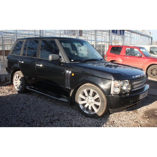 162 - 2004 RANGE ROVER VOGUE MOT EXPIRED REG. NO. DY04 FFN 139 K MILES. RUNS AND DRIVES - FRONT AIR SUSPEN... 