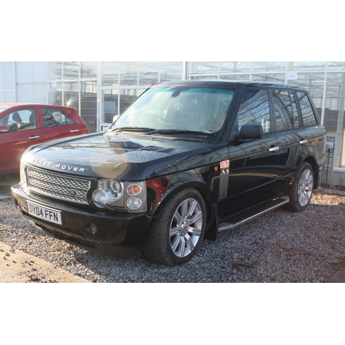 162 - 2004 RANGE ROVER VOGUE MOT EXPIRED REG. NO. DY04 FFN 139 K MILES. RUNS AND DRIVES - FRONT AIR SUSPEN... 