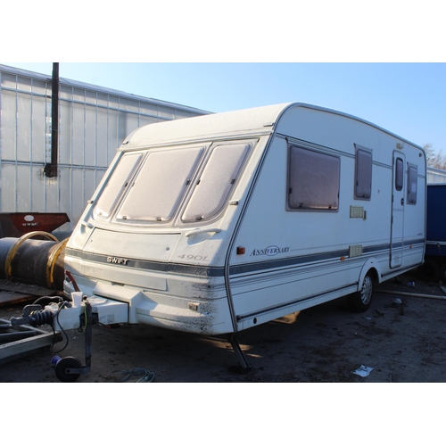 171 - 2002 SWIFT 490L ANNIVERSARY CARAVAN & AWNING EVERTHING WORKS LOCKING WHEEL NUT KEY & PAPERWORK IN TH... 