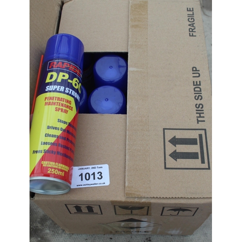 1013 - 24 CANS OF DP60 SPRAY + VAT