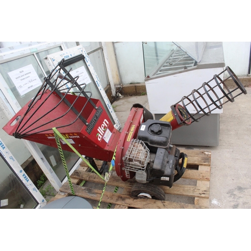 102 - ALLEN MIGHTY MAC 10HP SHREDDER NO VAT