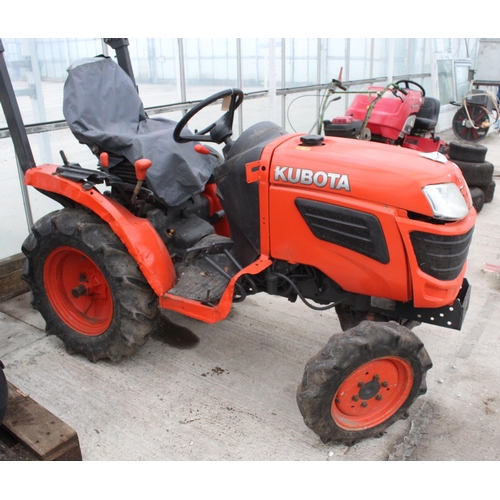 110 - A KUBOTA 182 MINI TRACTOR  STARTS, RUNS, DRIVES PLUS VAT