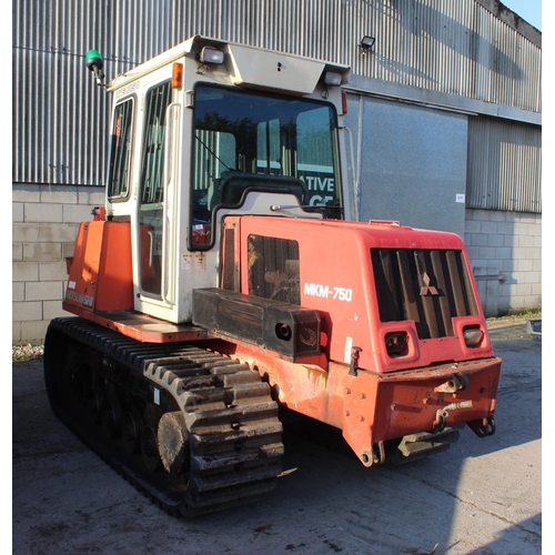 182 - A MITSUBISHI MKM-750 CRAWLER  WITH 'A' FRAME   
+ VAT