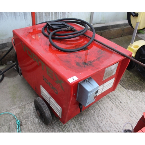 2 - A VORTEX 1000 PRESSURE WASHER NO VAT