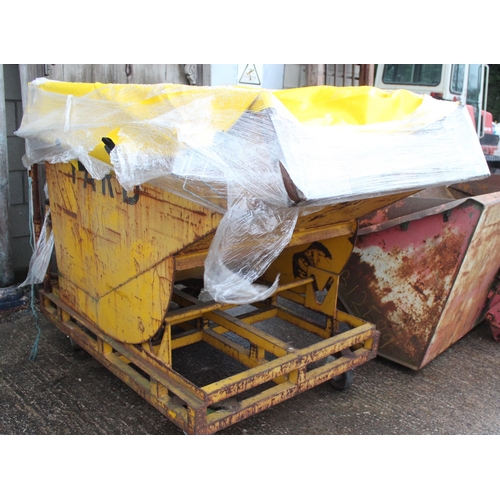 202 - TIPPING SKIP FULL OF SAWDUST   NO VAT