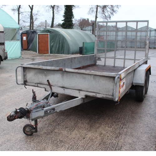 216 - CALLANGER TRAILER WITH SIDES & RAMP 12' X 6' NO VAT