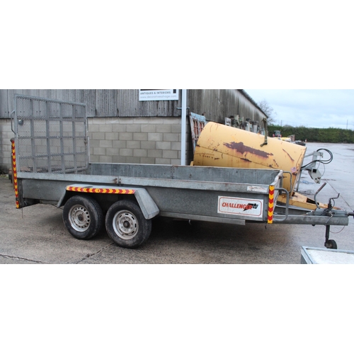 216 - CALLANGER TRAILER WITH SIDES & RAMP 12' X 6' NO VAT