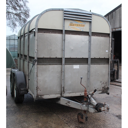 217 - BATESON CATTLE TRAILER   + VAT