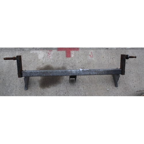 408 - TRAILER AXLE  NO VAT