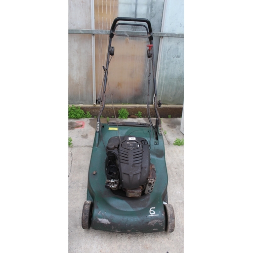 413 - HARRIER LAWN MOWER NO VAT