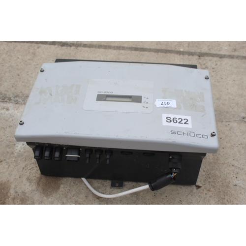 417 - SOLAR INVERTER  NO VAT