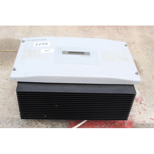 417 - SOLAR INVERTER  NO VAT