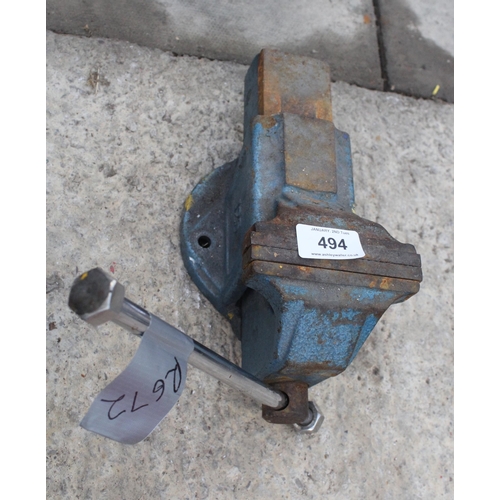 494 - BENCH VICE  NO VAT