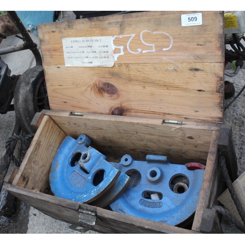 509 - BOX OF TUBELA PIPE FORMERS  NO VAT