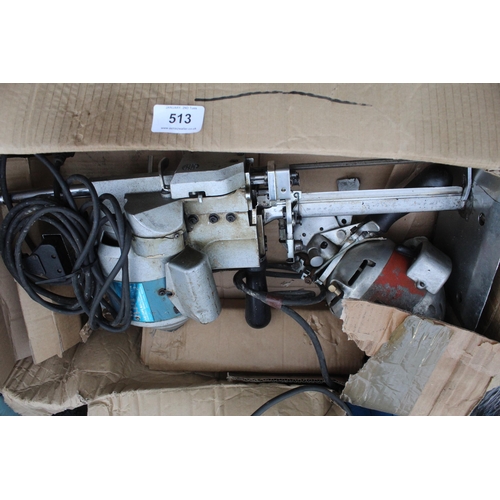 513 - 2 TEXTILE CUTTERS  NO VAT