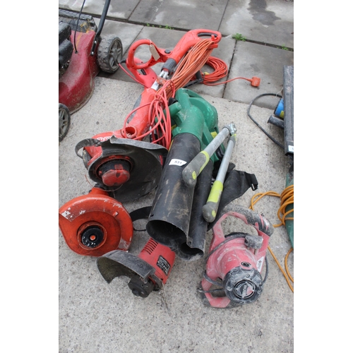 531 - 3 STRIMMERS LEAF BLOWER GULENTINES MIXER  + VAT