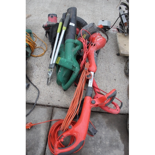 531 - 3 STRIMMERS LEAF BLOWER GULENTINES MIXER  + VAT