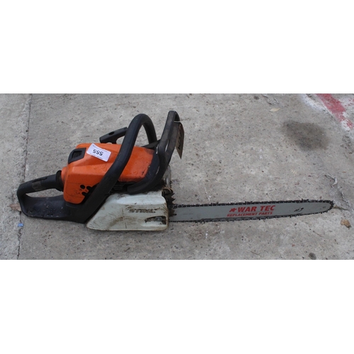 555 - A STHIL MS211 CHAINSAW NO VAT