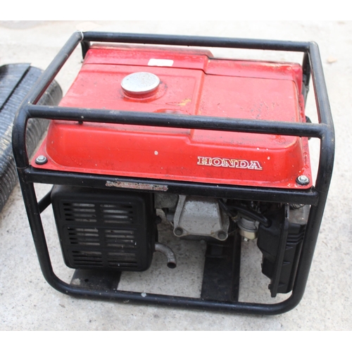 68 - A HONDA EB 1900X PORTABLE GENERATOR NO VAT