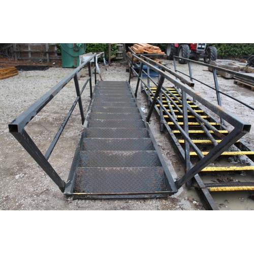 921 - 15 TREAD CHEQUER PLATE  STAIR CASE  + VAT