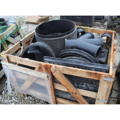 962 - A PALLET OF PLASTIC MANHOLE BUSHES + VAT