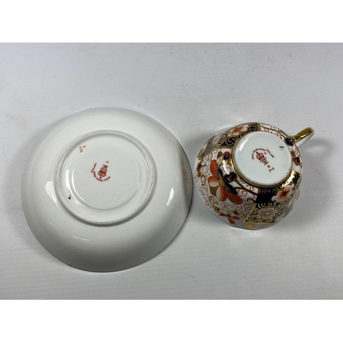 794A - A ROYAL CROWN DERBY IMARI MATCHED CUP AND SAUCER