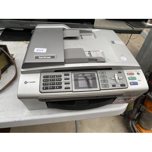 2111 - A BROTHER MFC-465CN PRINTER COPIER