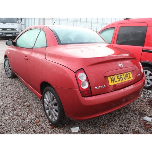 159 - NISSAN MICRA CONVERTABLE  MANUAL APPROX 130000 MILES NL56 URZ  MOT 14/02/23 NO VAT