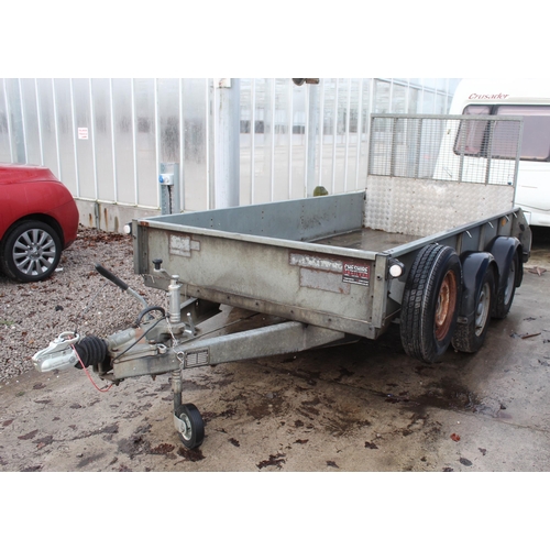 204 - IFOR WILLIAMS GD105 GENERAL PURPOSE TRAILER JUST HAD A REBUILD -BRAKES BEARINGS WIRING TYRES LIGHTS ... 