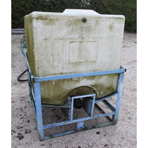 968 - A WATER TANK IN A FRAME + VAT